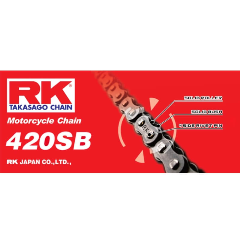 Cadena RK 420 SB 130 eslabones