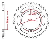 Corona de aluminio 42 dientes