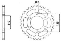 Corona de aluminio 52 dientes