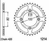 Corona de aluminio 45 dientes