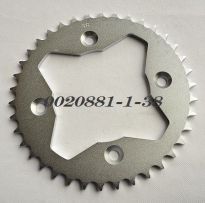 Corona de acero 38 dientes