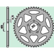 Corona de aluminio 55 dientes