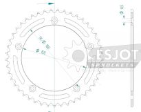 Corona de acero 45 dientes