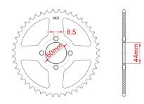Corona de acero 52 dientes