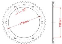 Corona de acero 53 dientes