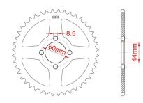 Corona de acero 52 dientes