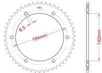 Corona de acero 52 dientes