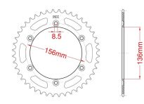 Corona de aluminio 46 dientes