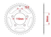 Corona de acero 36 dientes