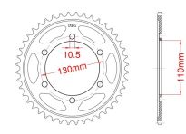 Corona de acero 39 dientes