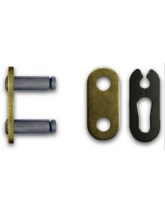 Eslabón de unión cadena RK 520 KXZ enganche clip oro