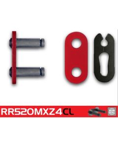 Eslabón de unión cadena RK 520 MXZ enganche clip rojo