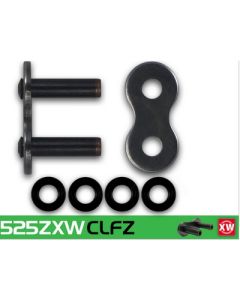 Eslabón de unión cadena RK 525 ZXW remache punta huecha