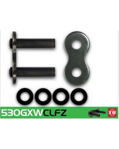Eslabón de unión cadena RK 530 GXW remache punta huecha