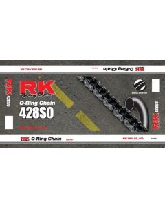 Eslabón de unión cadena RK 428 SO remache punta huecha