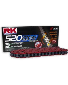 Cadena RK 520 GXW con XW ring 110 eslabones rojo