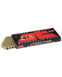 Cadena JT 520 ZR con X ring 102 eslabones oro