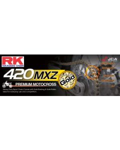 Cadena RK 420 MXZ 110 eslabones oro