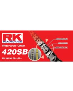 Eslabón de unión cadena RK 420 SB enganche clip oro