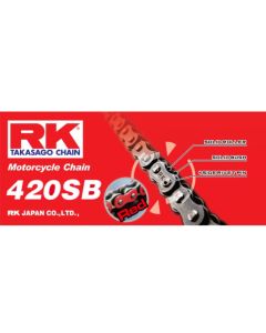 Cadena RK 420 SB 116 eslabones rojo