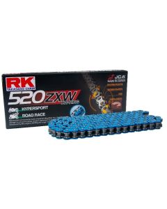 Cadena RK 520 ZXW con XW ring 86 eslabones azul
