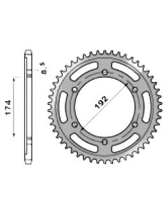 Corona de aluminio 48 dientes