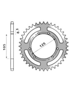 Corona de aluminio 41 dientes
