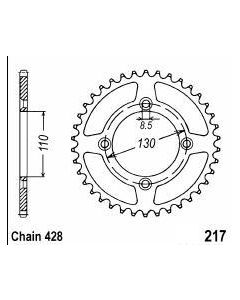 Corona de aluminio 55 dientes