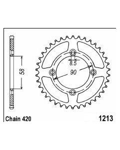 Corona de aluminio 39 dientes