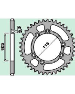Corona de aluminio 43 dientes
