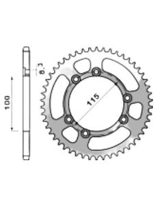 Corona de aluminio 54 dientes