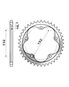 Corona de aluminio 43 dientes