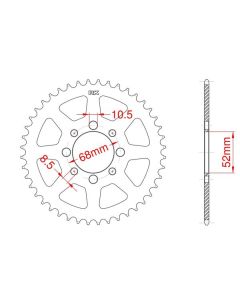 Corona de aluminio 38 dientes