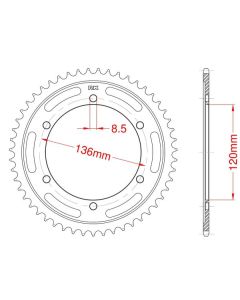 Corona de aluminio 41 dientes