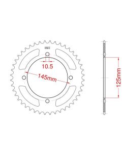 Corona de aluminio 38 dientes