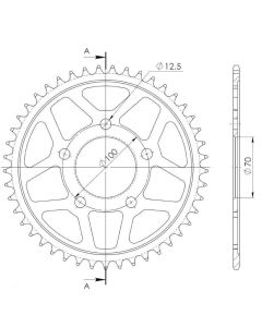 Corona de aluminio 47 dientes