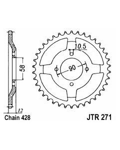 Corona de aluminio 50 dientes