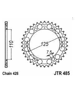 Corona de acero 52 dientes