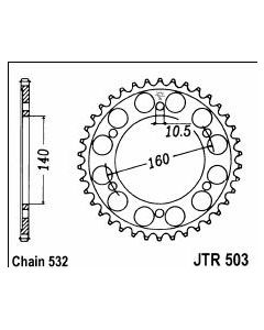 Corona de aluminio 45 dientes