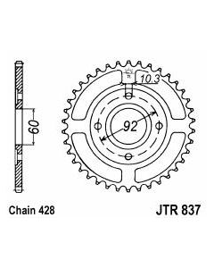 Corona de aluminio 39 dientes