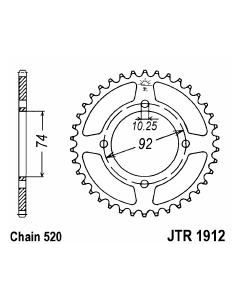 Corona de aluminio 38 dientes