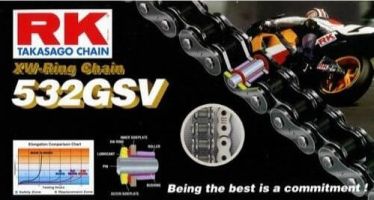 Cadena RK 532 GSV con XW ring 116 eslabones