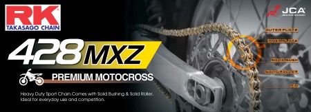 Cadena RK 428 MXZ 124 eslabones