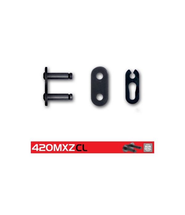 Eslabón de unión cadena RK 420 MXZ enganche clip