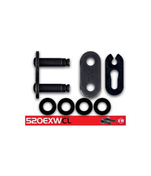Eslabón de unión cadena RK 520 EXW enganche clip