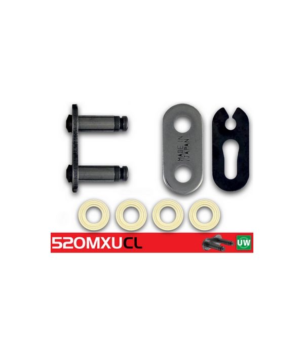 Eslabón de unión cadena RK 520 MXU enganche clip
