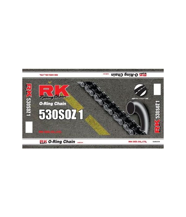 Eslabón de unión cadena RK 530 SO remache punta huecha