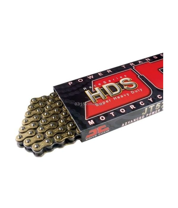 Cadena JT 520 HDSGB 120 eslabones oro
