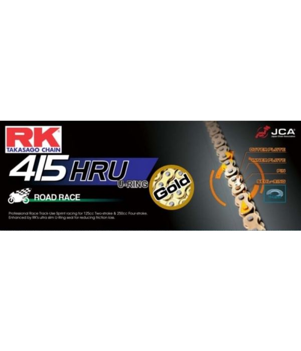 Cadena RK 415 HRUGB con U ring