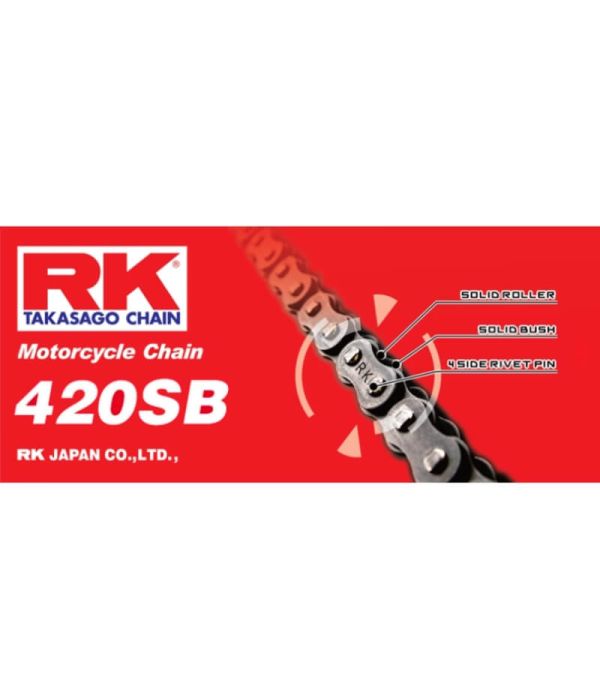 Eslabón de unión cadena RK 420 SB enganche clip